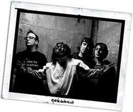 Left to Right : MIKEY . BENJI . DAN . ARYA Skindred Band Photo